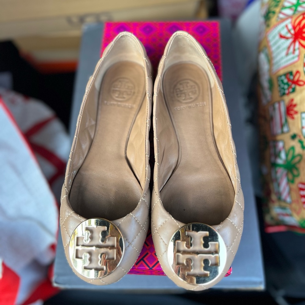 Tory Burch Quilted Flats